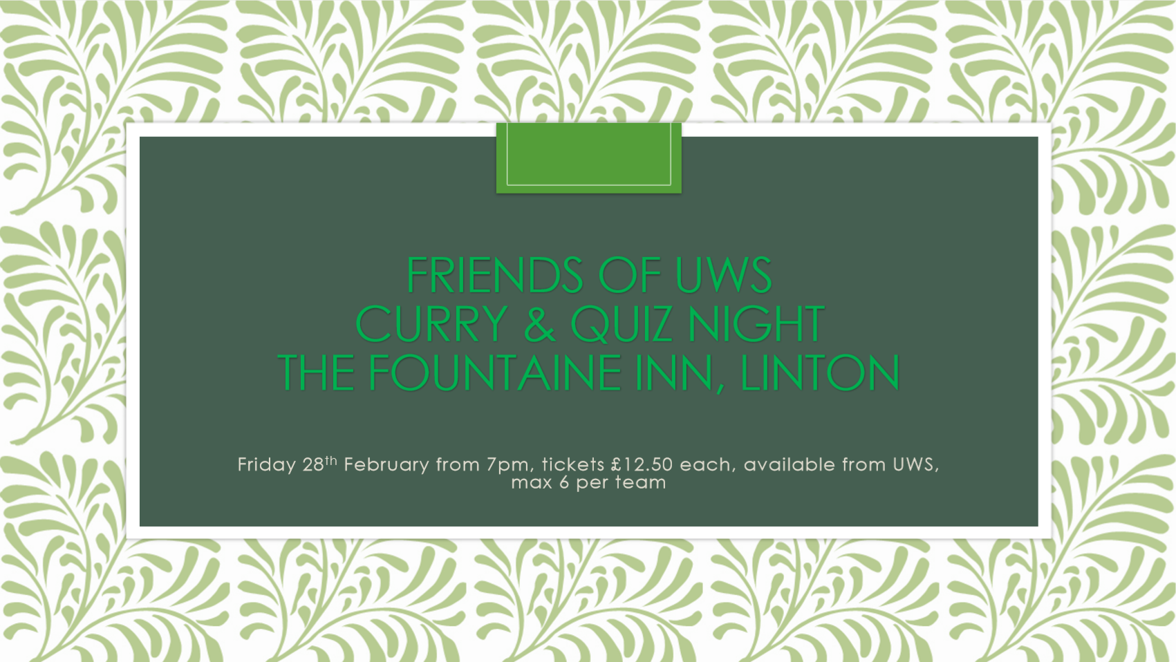 Read more about the article Friends Curry & Quiz Night