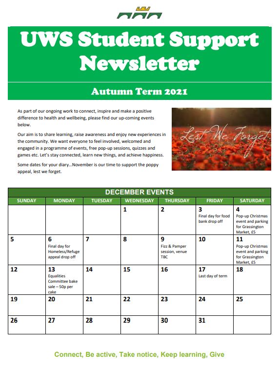 Read more about the article Student Support Newsletter